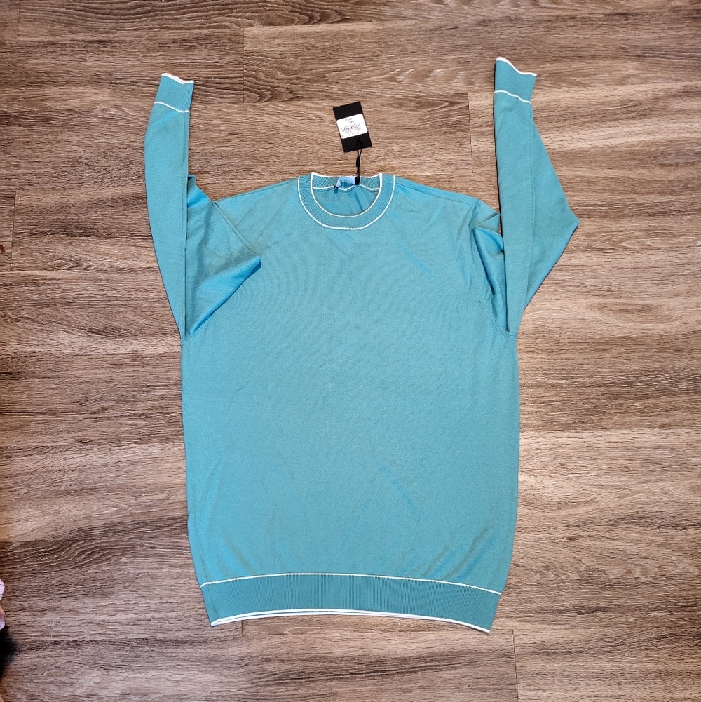 Bugatchi Peacock Blue Sweater